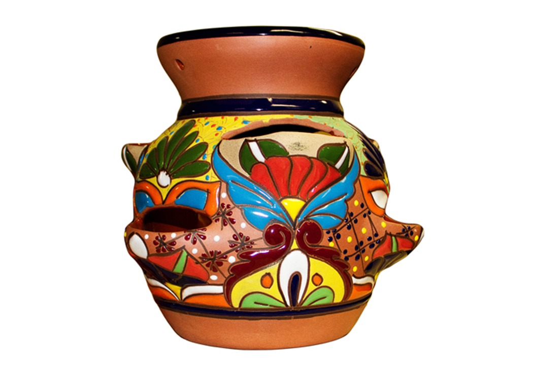 Medium Talavera Mucura Pot,L.M.T. Rustic