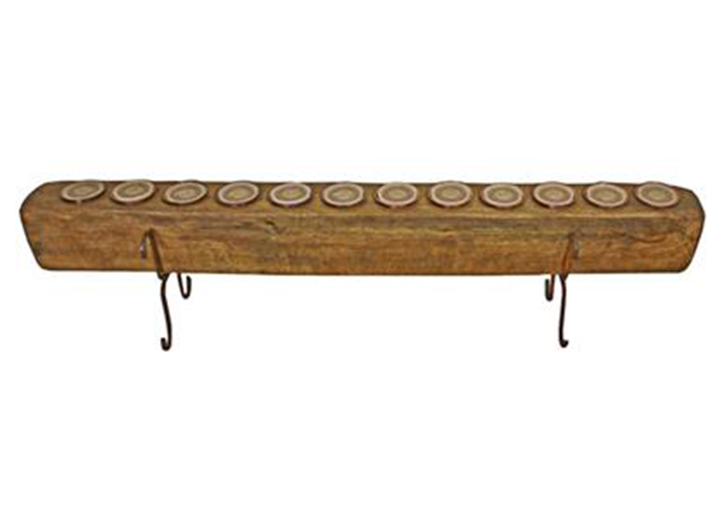 Sugarmold 12 Candle Holder,L.M.T. Rustic