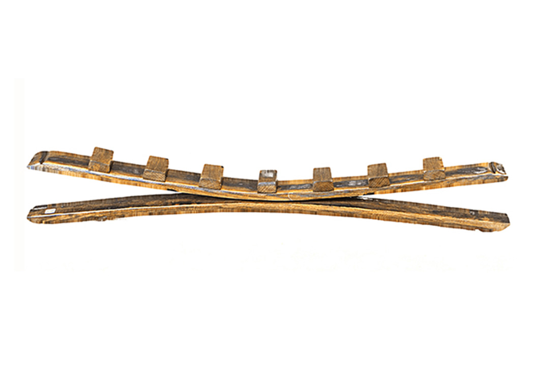 "X" Wine Rack,L.M.T. Rustic