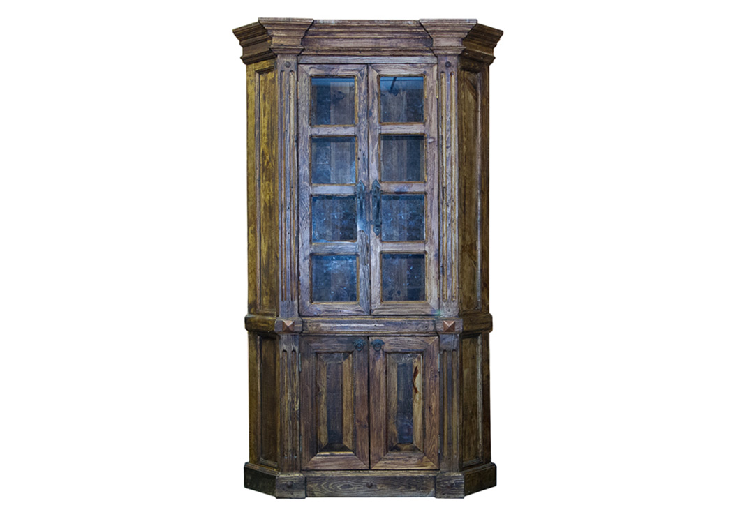 Corner Curio,L.M.T. Rustic