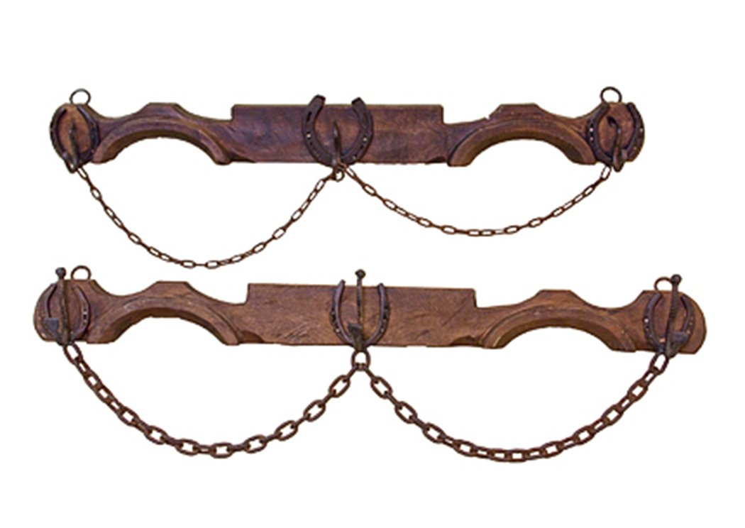 Ox Yoke and Chain Hanger,L.M.T. Rustic