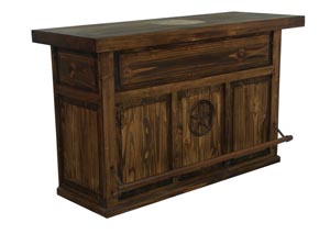 Image for Bar w/Star & Stone On Top Medio Finish