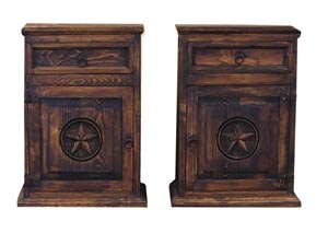 Image for Mansion Medio Finish Left Nightstand w/Star