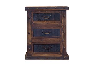 Image for Finca Medio Finish Nightstand w/Reclaimed Wood Drawers
