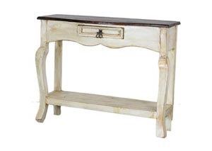 Image for White Painted Ale Console