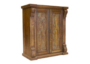 Image for Turquoise 2 Door Console