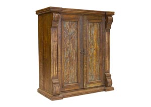 Image for Turquoise 2 Door Console