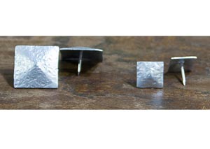 Image for Square .75" Silver Clavos