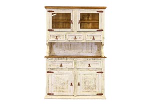 Image for 2 Piece White China Cabinet