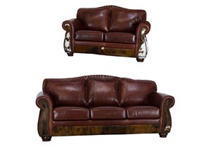 Leather/Cowhide Sofa