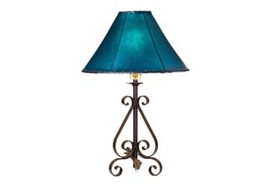 Image for 21" Forged Iron Table Lamp (No Shade)