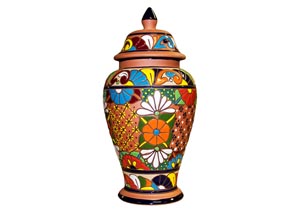 Image for Talavera Tibor Curved Pot