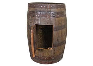 Image for Whiskey Barrel Sink Cabinet