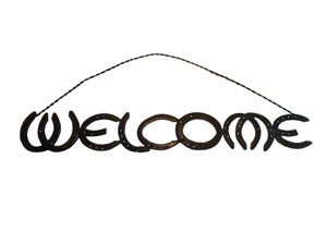 Image for Horseshoe Welcome Sign