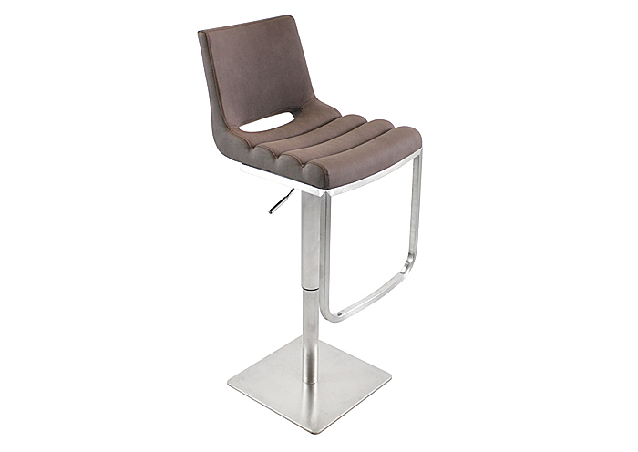 Light Brown Ripple Barstool,Lumisource