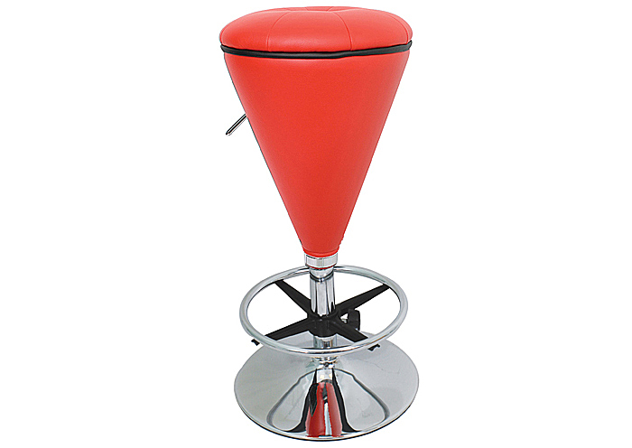Sugar Cone Barstool - Red,Lumisource