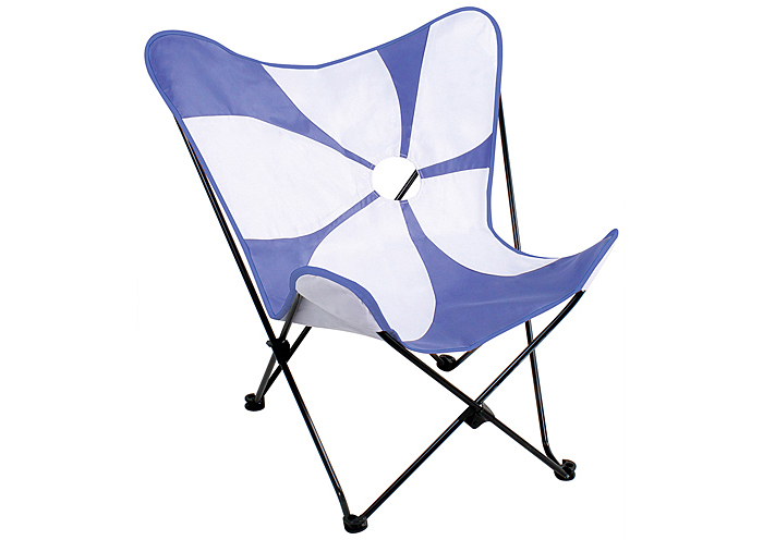 Butterfly Chair - Purple with White Flower,Lumisource