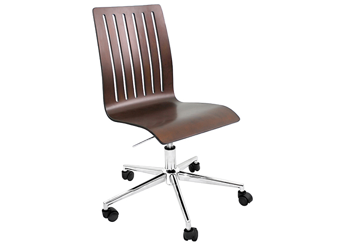 Bentley Wenge Wood Office Chair,Lumisource