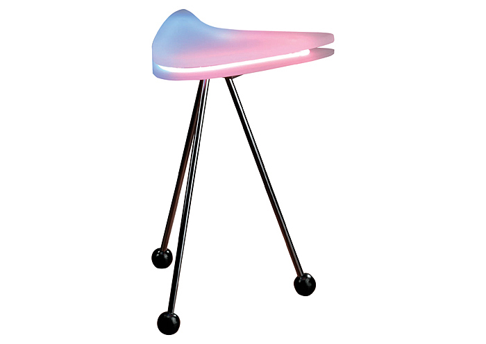 Boomerang Table - Pink/Blue,Lumisource