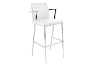 Image for Hitchcock Barstool - White