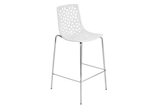 Image for Lola Barstool - White