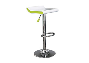 Image for Mojito Barstool - White/Green