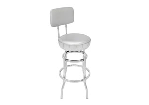 Image for Silver Americana Diner Stool 