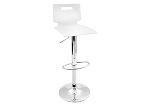 Image for White Sparkle Barstool