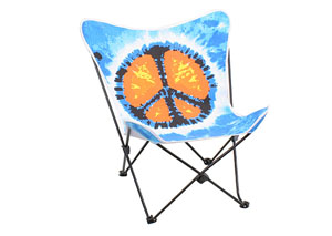 Image for Butterfly Chair - Multi Color Peace