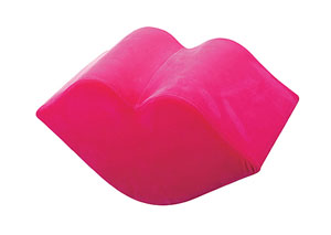 Image for Mini Lips Ottoman - Pink