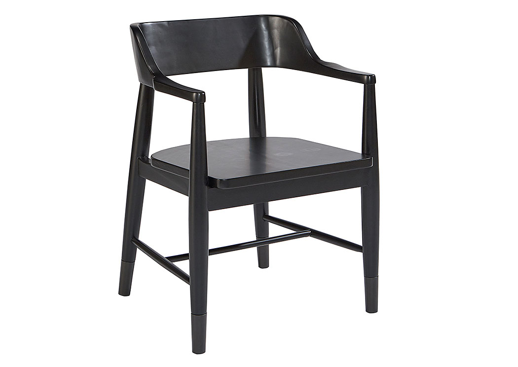 Captain Arm Chair, Carbon,Magnolia Home