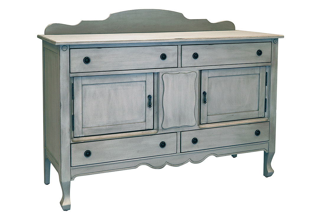 Silhouette Dove Grey Sideboard,Magnolia Home