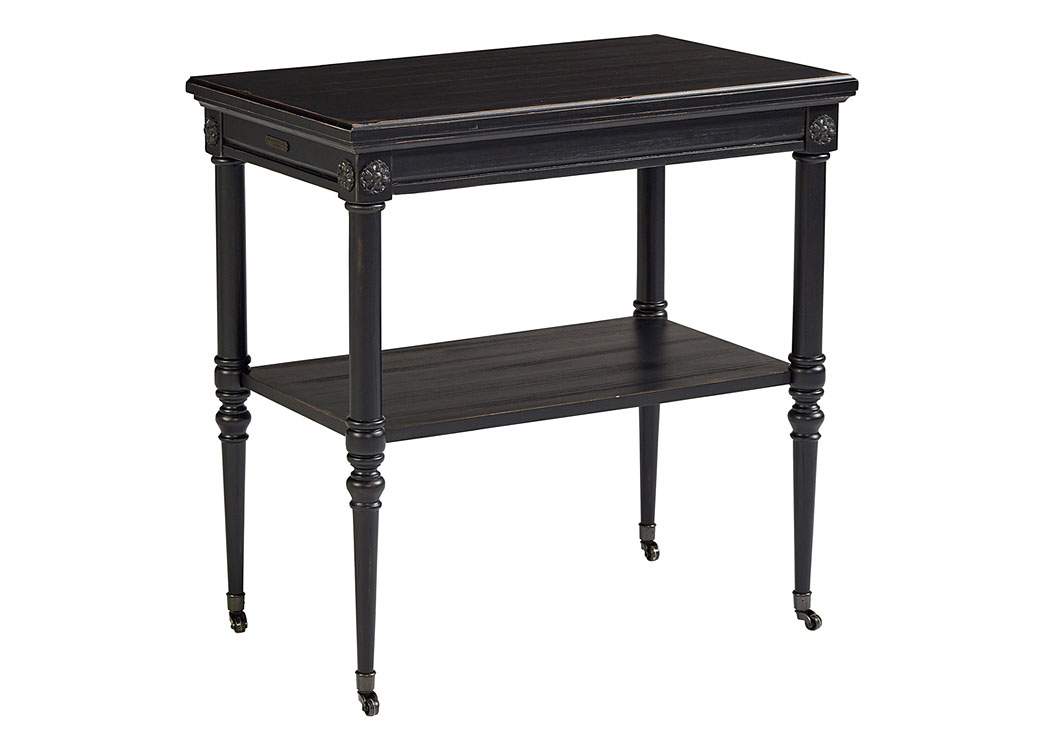 Petite Rosette Chimney Table w/Casters,Magnolia Home