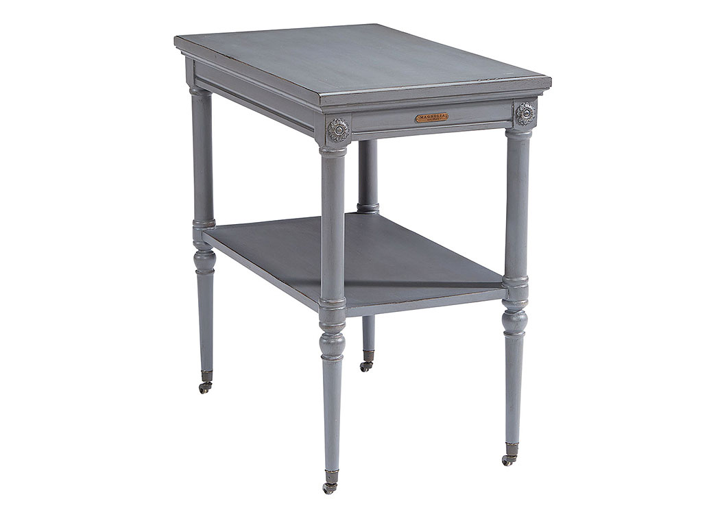 Petite Rosette French Gray Table w/Casters,Magnolia Home