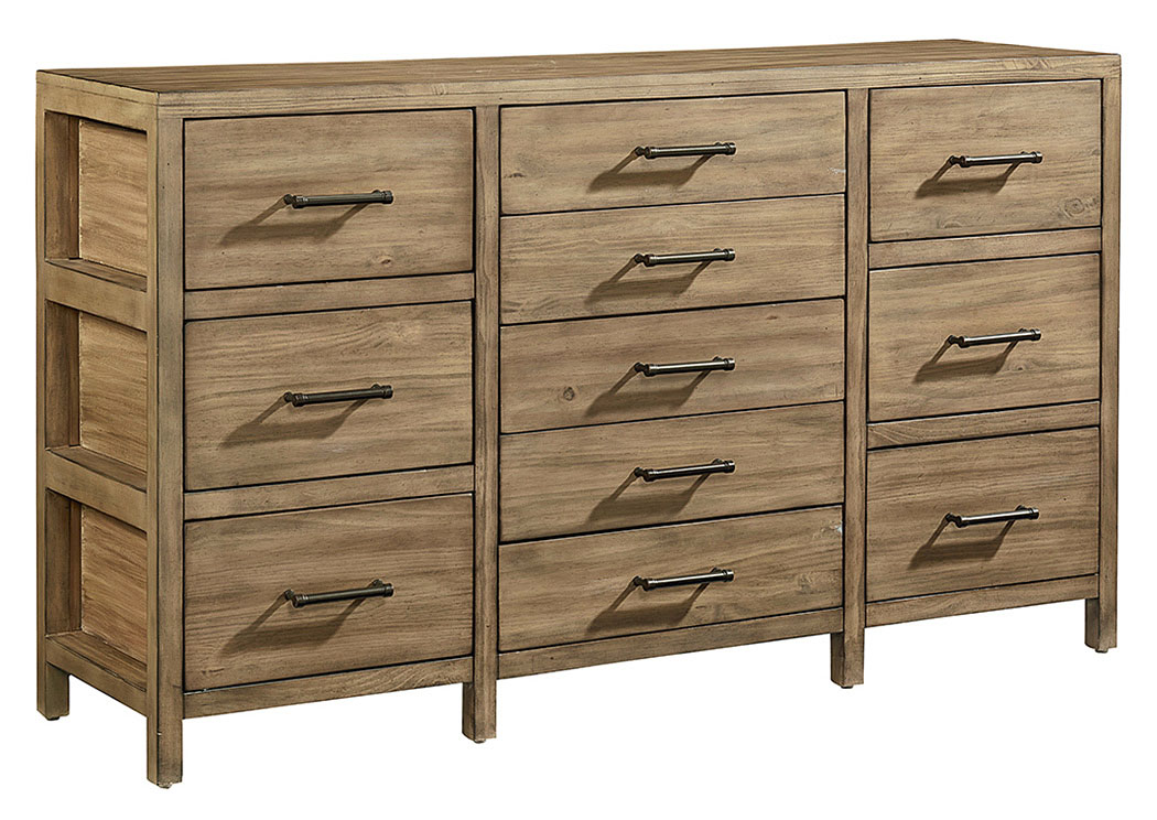 Scaffold 11-Drawer Dresser, Salvage Finish,Magnolia Home