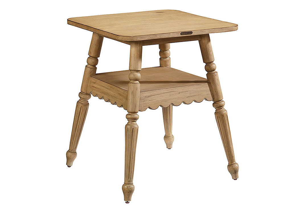 Blithe Wheat Accent Table,Magnolia Home