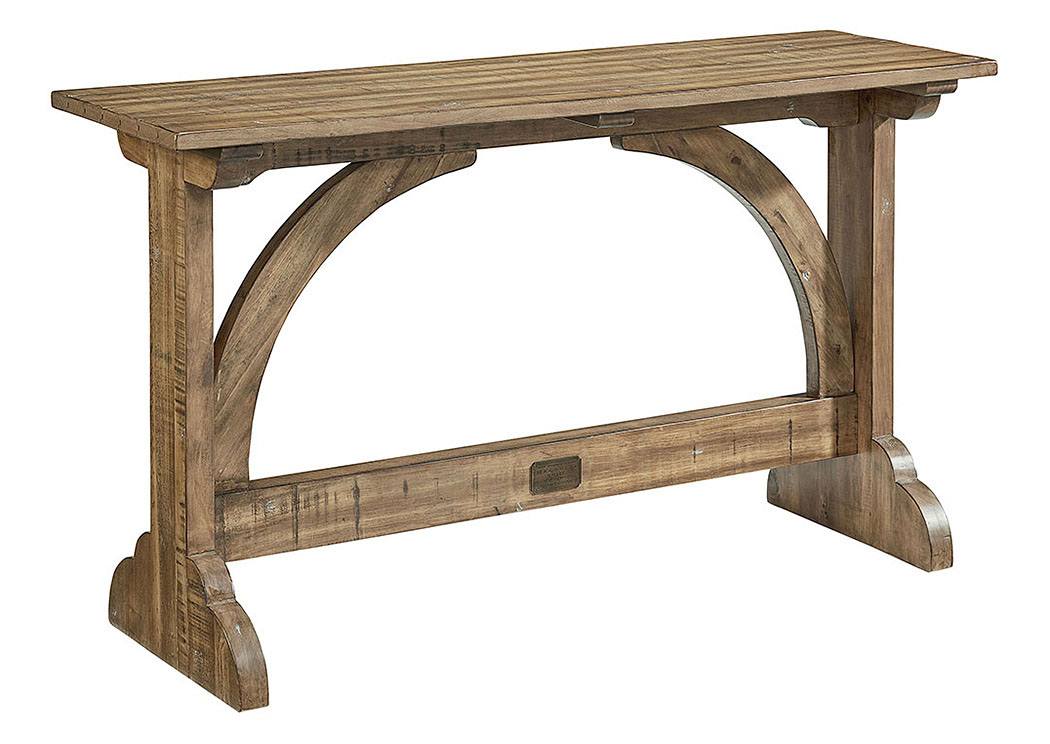 Barrel Vault Console Table, Salvage Finish,Magnolia Home