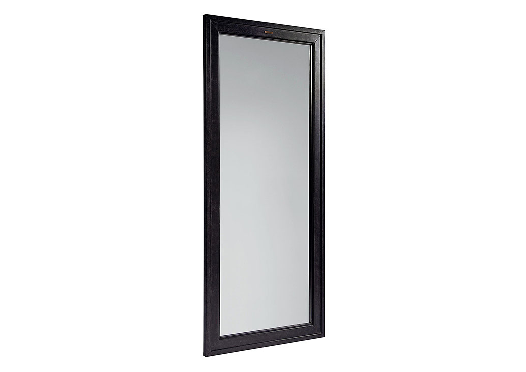 Standing Foundry 72" Blackened-Bronze Mirror,Magnolia Home