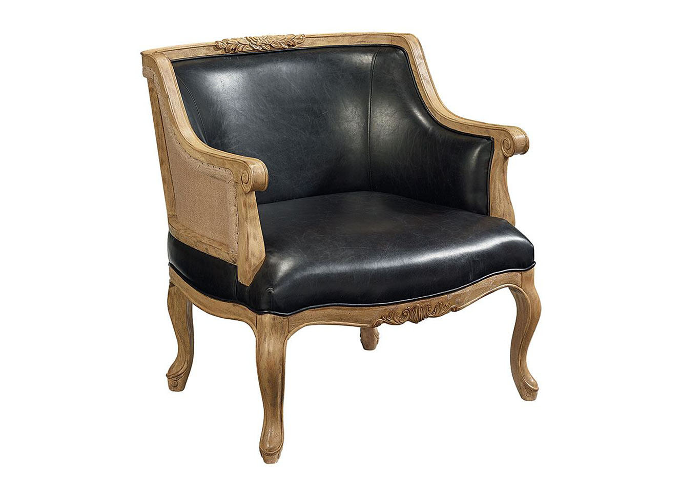 Bloom Old Saddle Black Chair,Magnolia Home