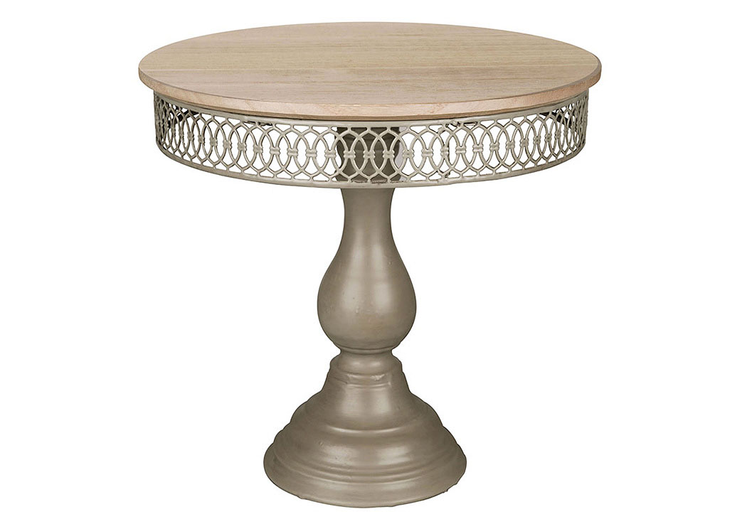 Filagree Dessert Pedestal Table (Small),Magnolia Home
