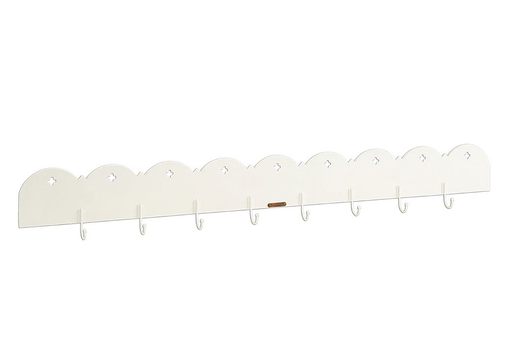 Schoolhouse Coat Rail, Jo's White,Magnolia Home