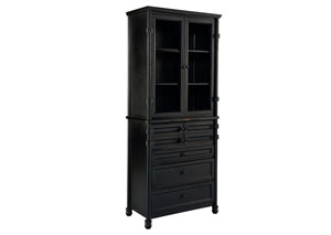 Image for Metal Kettle Finish Dispensary Cabinet (Cabinet & Hutch)