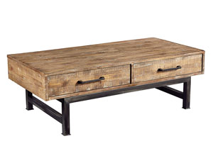 Image for Pier & Beam Coffee Table, Salvage/Chimney Finish