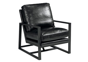 Refine Accent Chair, Old Saddle Black