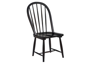 Image for Windsor Hoop Chair, Jo's Black Finish  (Set of 2)