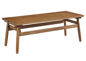 Strut Coffee Table, Bench Finish