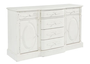Image for Cameo Buffet, White Finish