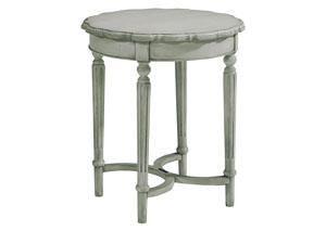 Image for Pie Crust Dove Grey Tall Side Table