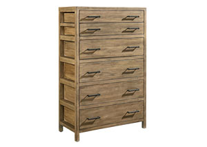 Scaffold 6-Drawer Chest, Salvage Finish