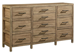 Image for Scaffold 11-Drawer Dresser, Salvage Finish